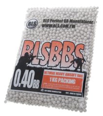 Airsoft BBs, 0.40g, 6mm, white, 2500rd, BLS