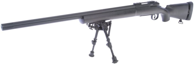 M24 Socom fekete, katonai, kétlábú állvány, KH, KH002B