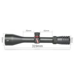 Nišanski dalekomet ER 5-20X50SFIR, osvjetljenje, unutarnja mjehurićasta libela, crna, T-Eagle