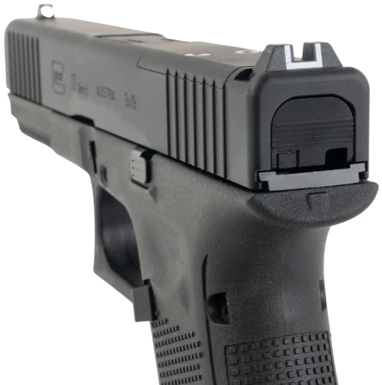Glock 17 Gen 5 FS MOS, steel CNC slide, Black, GBB, Umarex