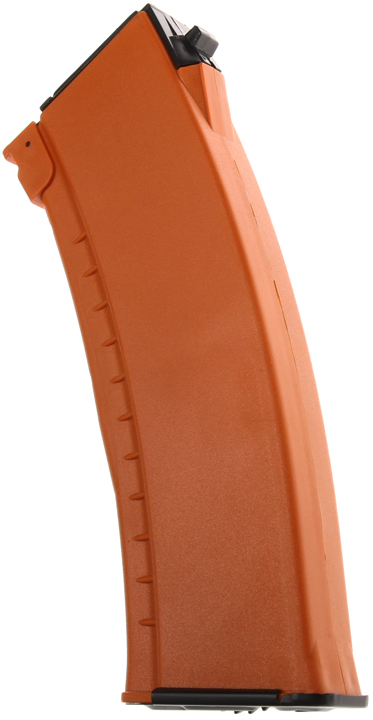 Magazine, orange, AK105, hi-cap, 500rd, Classic Army