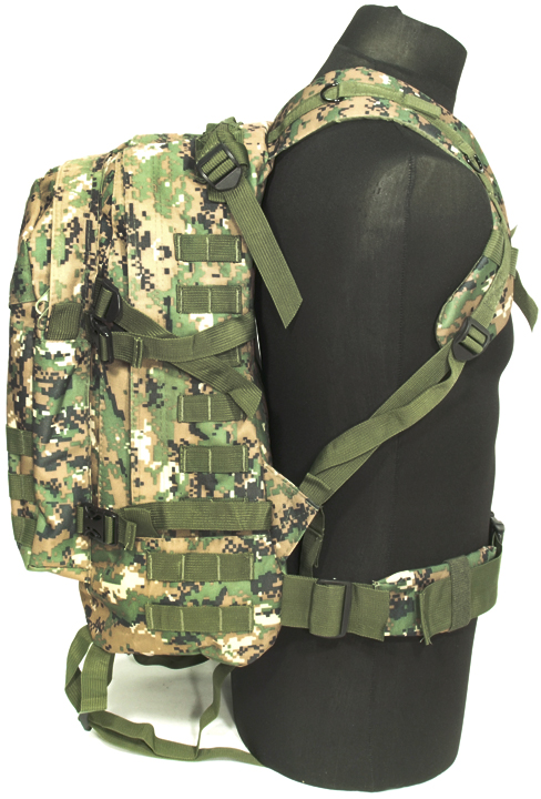 Backpack 3-Day, digital woodland, ACM