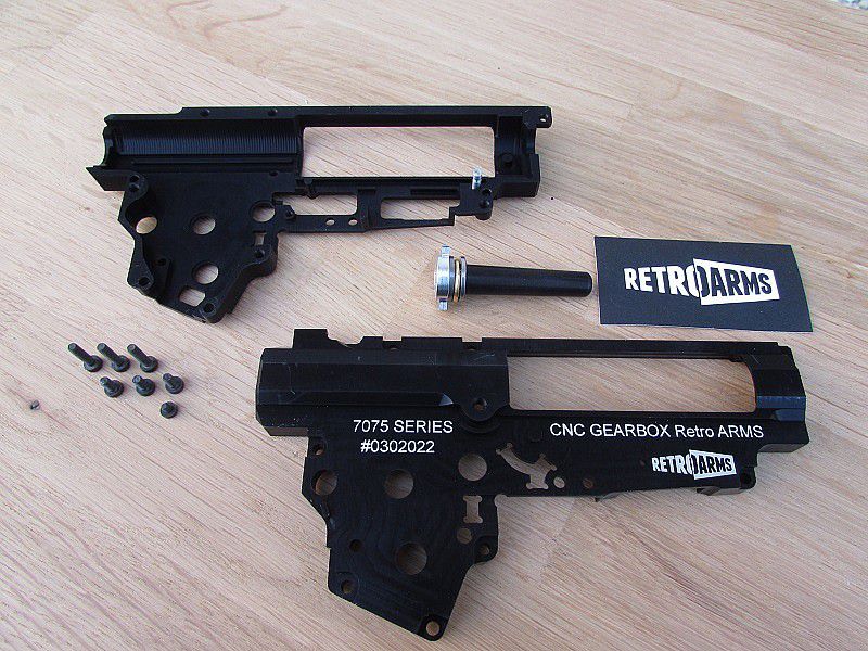 Gearbox v. 3, CNC, 8 mm, QSC, Retro ARMS