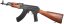 AKM, totalmente de acero, madera auténtica, Cyma Platinum, CM.056M