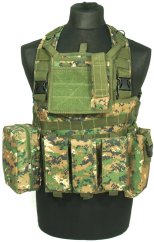 Chest rig Recon, digital woodland, ACM