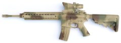 Camo egyedi KAC SR-15, 150 m/s, AirsoftGuns, E&C