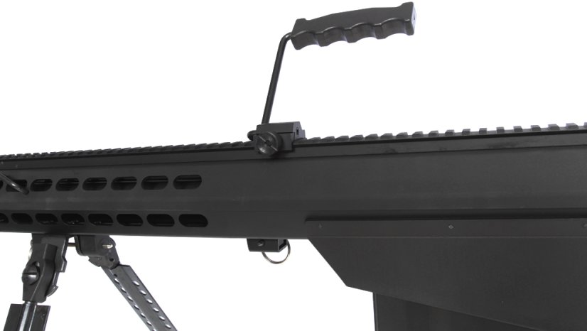 Barrett M107A1, black, bipod, Snow Wolf, SW-013