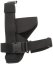 Tactical holster with flap, black, Dasta