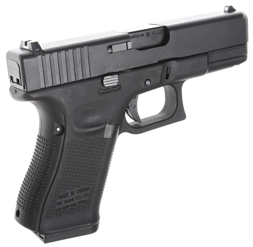Glock 19, cadre 5e génération, noir, GBB, WE