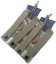 Magazine pouch 4x M4/AK, Molle, multicam, ACM