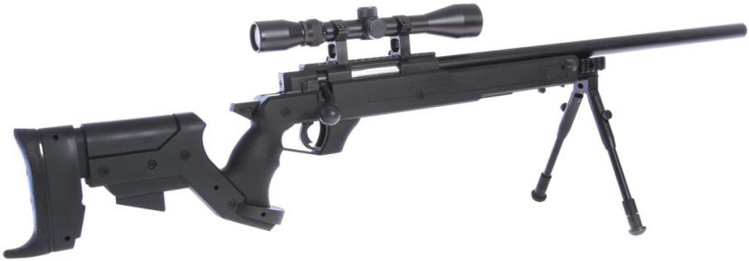 L96-04D, black, bipod, scope, Upgrade version, Well, MB04D