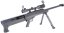 Barrett M99, kétlábú állvány, távcső, Snow Wolf, SW-01A