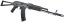 AK-74S, full steel, Cyma Platinum, CM.053
