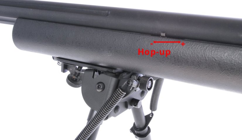 M24 Socom fekete, katonai, kétlábú állvány, KH, KH002B