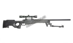 L96A1, fekete, kétlábú állvány, távcső, AGM, MP002B2