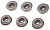 Casquillos, acero, sin aceite, 7 mm, SHS