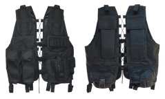 Taktikai mellény, mod. 2009, P, fekete, AirsoftGuns