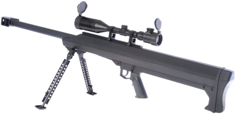 Barrett M99, kétlábú állvány, távcső, Snow Wolf, SW-01A