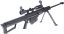 Barrett M82A1, bipod, scope, Snow Wolf, SW-02A