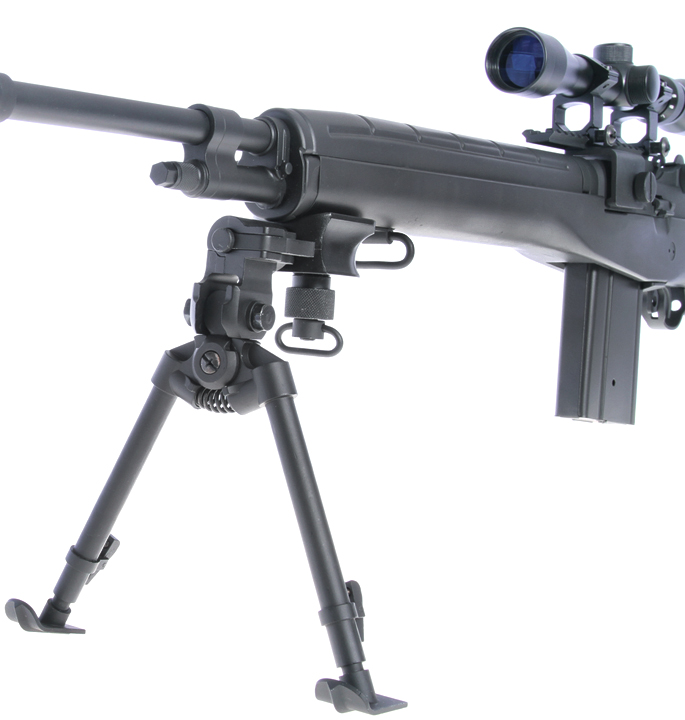 M14, black, bipod, scope, AGM, MP008