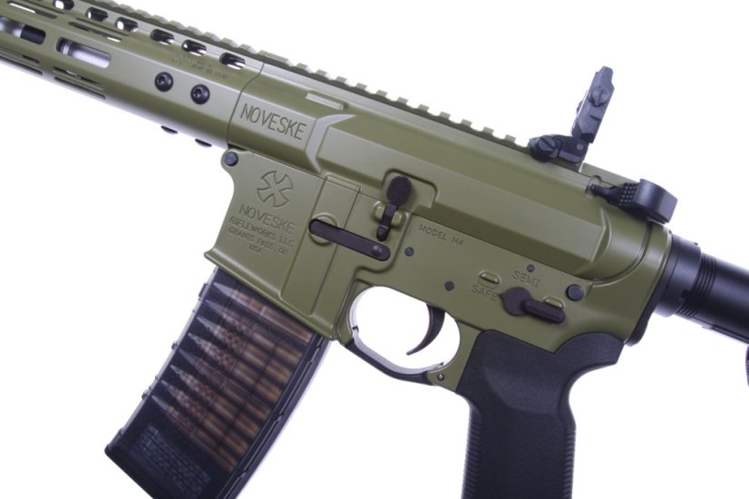 EMG Noveske N4 Gen3 Shorty, 10.5 Inch, NSR-9, GBBR, Bazooka Green, Cyma CGS, NOV.1201 OD