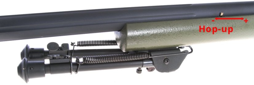 M24 Socom OD, Military, bipod, scope, Snow Wolf, SW-04JG ++