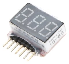 Digitális Li-Pol monitor, 1-6S, iMaxRC