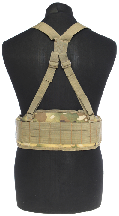 Combat belt with treks, molle, multicam, ACM