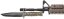 Rubber bayonet M10, dummy, TAN, ACM