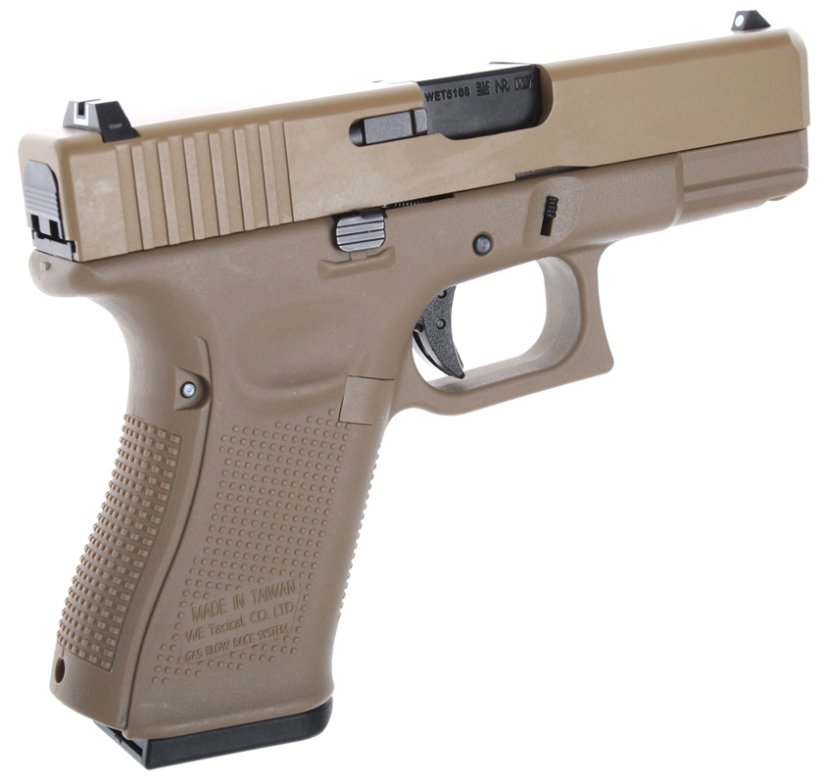 Glock 19, cadre 5e génération, beige, GBB, WE