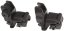 Folding sight, MBUS, black, SHS