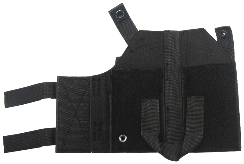 Pistol holster Molle, black, ACM