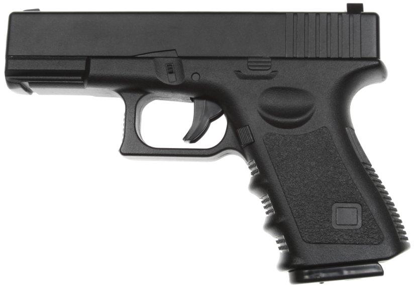 Glock 25, fém, fekete, Galaxy, A&K, G.15