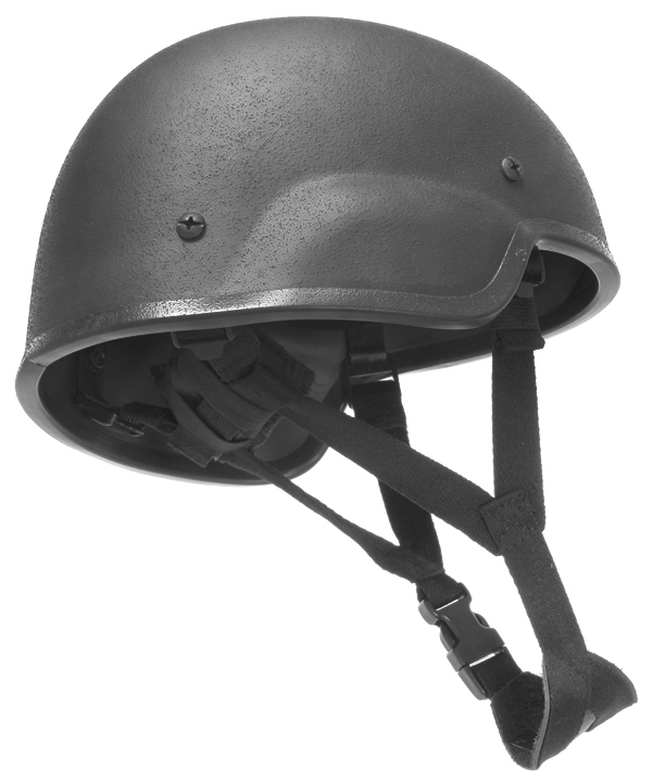 Helmet MICH 2000, black, hardware, ACM