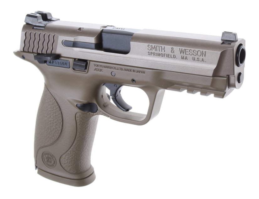 Smith & Wesson M&P9, V Custom, FDE, GBB, Tokyo Marui