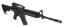 Power Custom M4A1 RIS, akkumulátor csőben, 160 m/s, AirsoftGuns, BY-051, BI-5181M