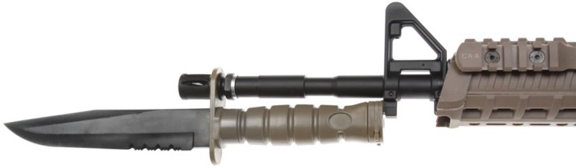 Rubber bayonet M10, dummy, TAN, ACM