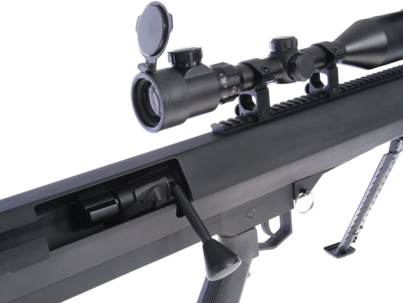 Barrett M99, kétlábú állvány, távcső, Snow Wolf, SW-01A