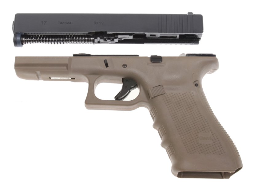Glock 17, cadre 4e génération, TAN, GBB, WE
