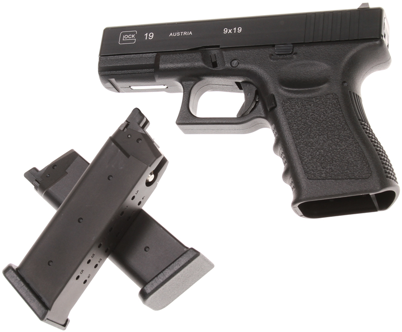 Custom Glock 19 GBB, metal, AirsoftGuns