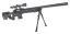 L96 AWS, black, bipod, scope, Upgrade version, Well, MB4401D