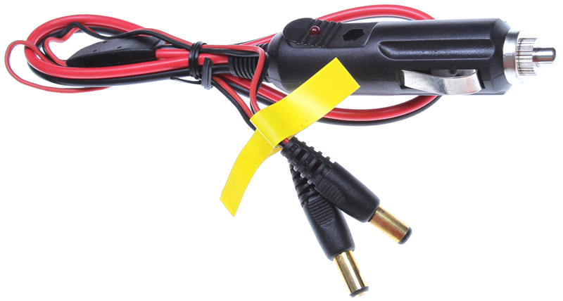Tápkábel adapter, 12 V-os autós csatlakozó, Turnigy