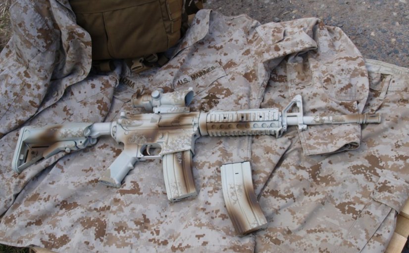 Camo egyedi M4 SOPMOD, 160 m/s, AirsoftGuns, CM.007