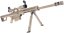 Barrett M82A1 CQB TAN, kétlábú állvány, távcső, Snow Wolf, SW-02B