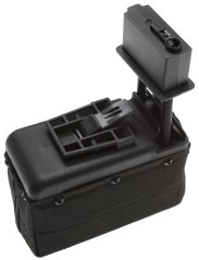 Cargador, M249, mini caja, negro, xhi-cap, 1500 rondas, A&K