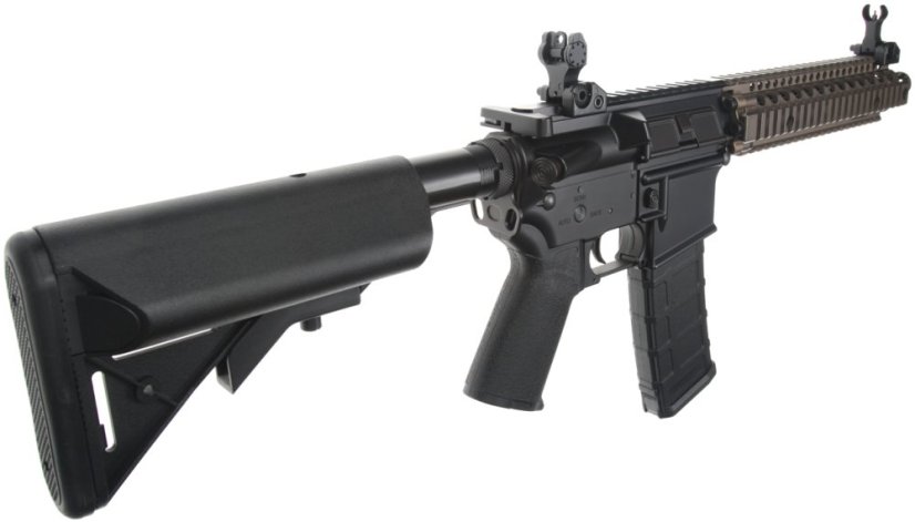 EMG Daniel Defense MK18 RII, 10.3 Inch, Black/FDE Two Tone, Cyma Platinum, CM.105