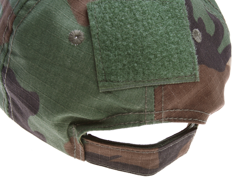 Casquette de baseball, panneaux velcro, woodland, ACM