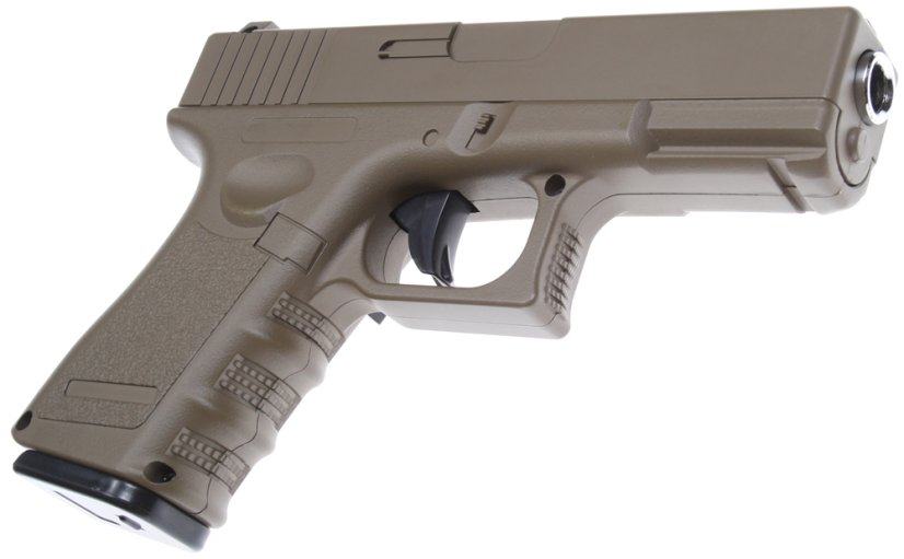 Glock 25, fém, TAN, Galaxy, A&K, G.15