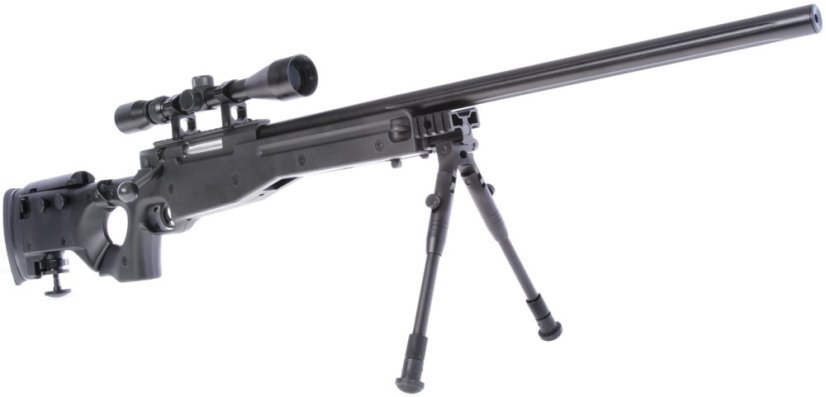 L96-08D, black, bipod, scope, Upgrade version, Well, MB08D