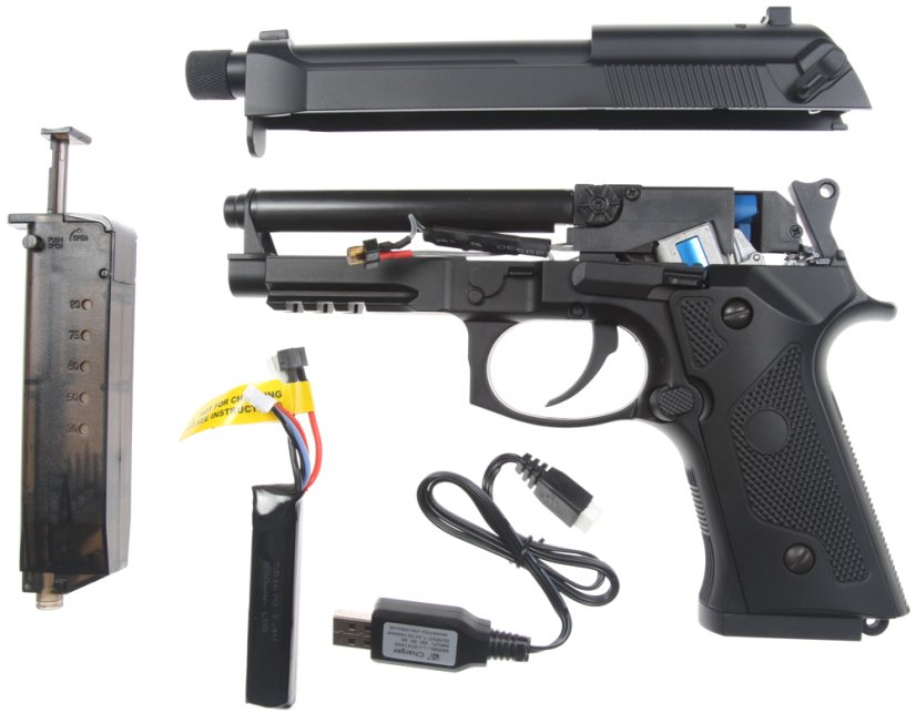 Beretta M9A1 AEP, mosfet, fekete, Cyma, CM.132S